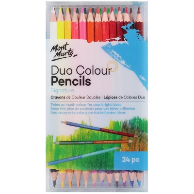 Picture of Mont Marte Duo Colour Pencils 24pc