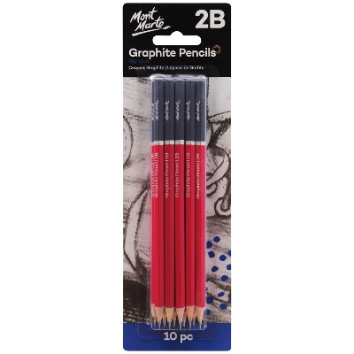 Picture of Mont Marte Graphite Pencils 2B 10pc