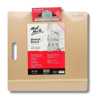 Picture of Mont Marte Sketch Board w/Clips Med