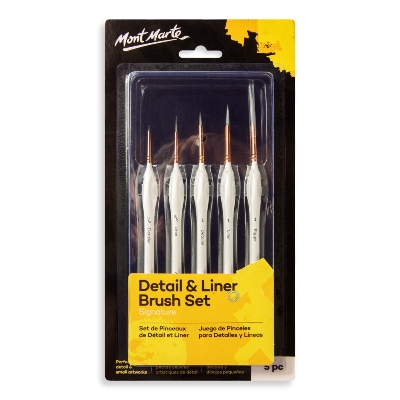 Picture of Mont Marte Detail/Liner Brush Set 5pc
