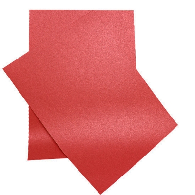 Picture of Red Pearl Metallic color Paper 300Gsm Size A4 Certificate, Business, Wedding Card, Gift Paper (10 Sheets)