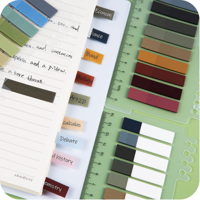 Picture of Morandi European 200 Tabs and Transparent Sticky Notes