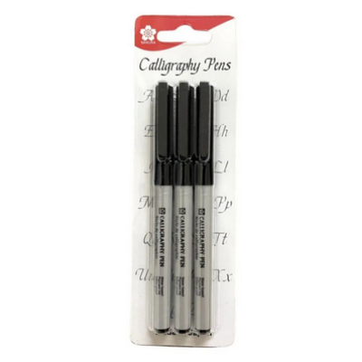 Picture of Sakura Calligraphy Pen Black - 1mm 2mm 3mm