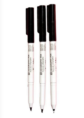 Picture of Sakura Calligraphy Pen Black - 1mm 2mm 3mm