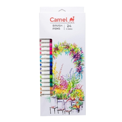 Picture of Camlin Multicolor Brush Pens 24 Shades