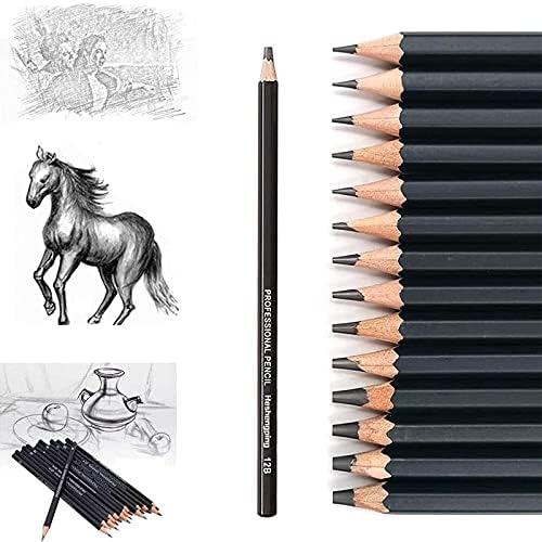 Picture of Kasimir Drawing Pencils 12pcs/set 12B  Graphite Sketching Pencils Professional Sketch Pencils Set for Drawing