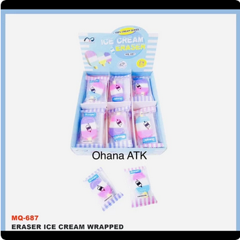 Picture of Guangbo Ice cream Eraser Combo of 2 Pcs