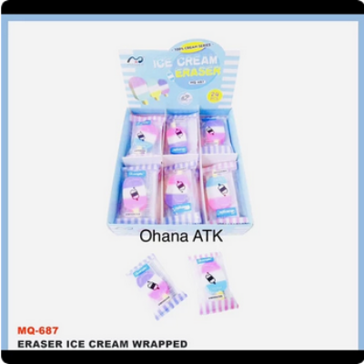 Picture of Guangbo Ice cream Eraser Combo of 2 Pcs