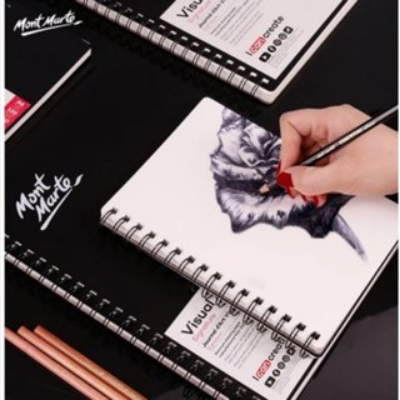 Picture of Mont Marte Visual Art Diary White Paper A6  120 Sheet