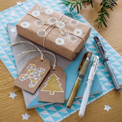 Picture of Uni-ball Rollerball Gel Impact Pen Gold