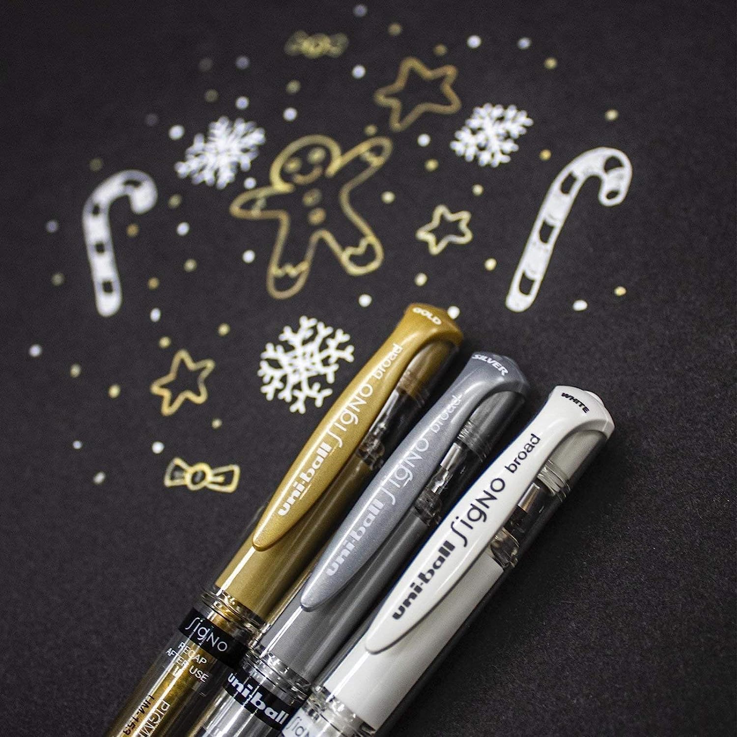 Picture of Uni-ball Rollerball Gel Impact Pen White