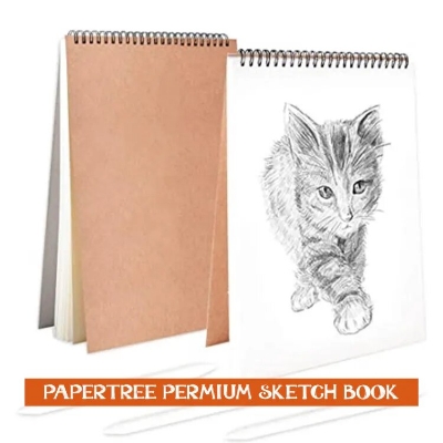 Picture of PAPERTREE Sketch Art & Drawing book A5 Size