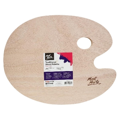 Picture of Mont Marte Painting Oval Wood Palette