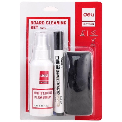 Picture of Deli E7839 white Board Cleaning Set white board cleaning kit White board cleaning set