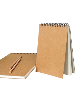 Picture of Sketch Book Made with cardtige paper Suitable for sketch oil pastel charcoal pencil fountain pen friendly A5 size