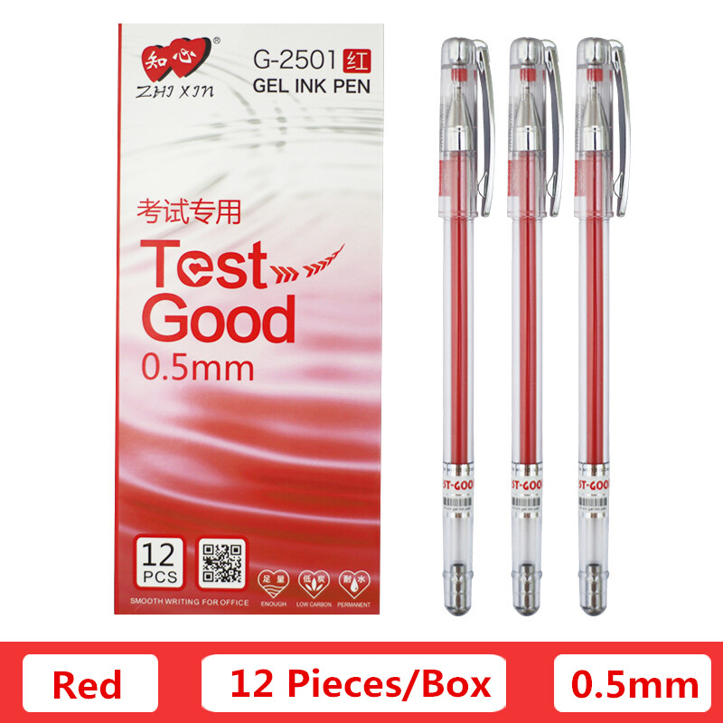 Picture of Test Good Gel Pen 0.5 mm RED 12 pcs