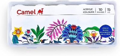 Picture of Camel Acrylic Color 12 Shade 15ml