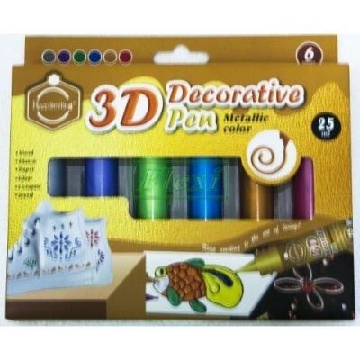 Picture of Keep smiling 3D decorative pen 6 Shade