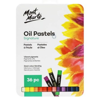 Picture of Mont Marte Premium 36 Pcs Oil Pastels in Tin Premium