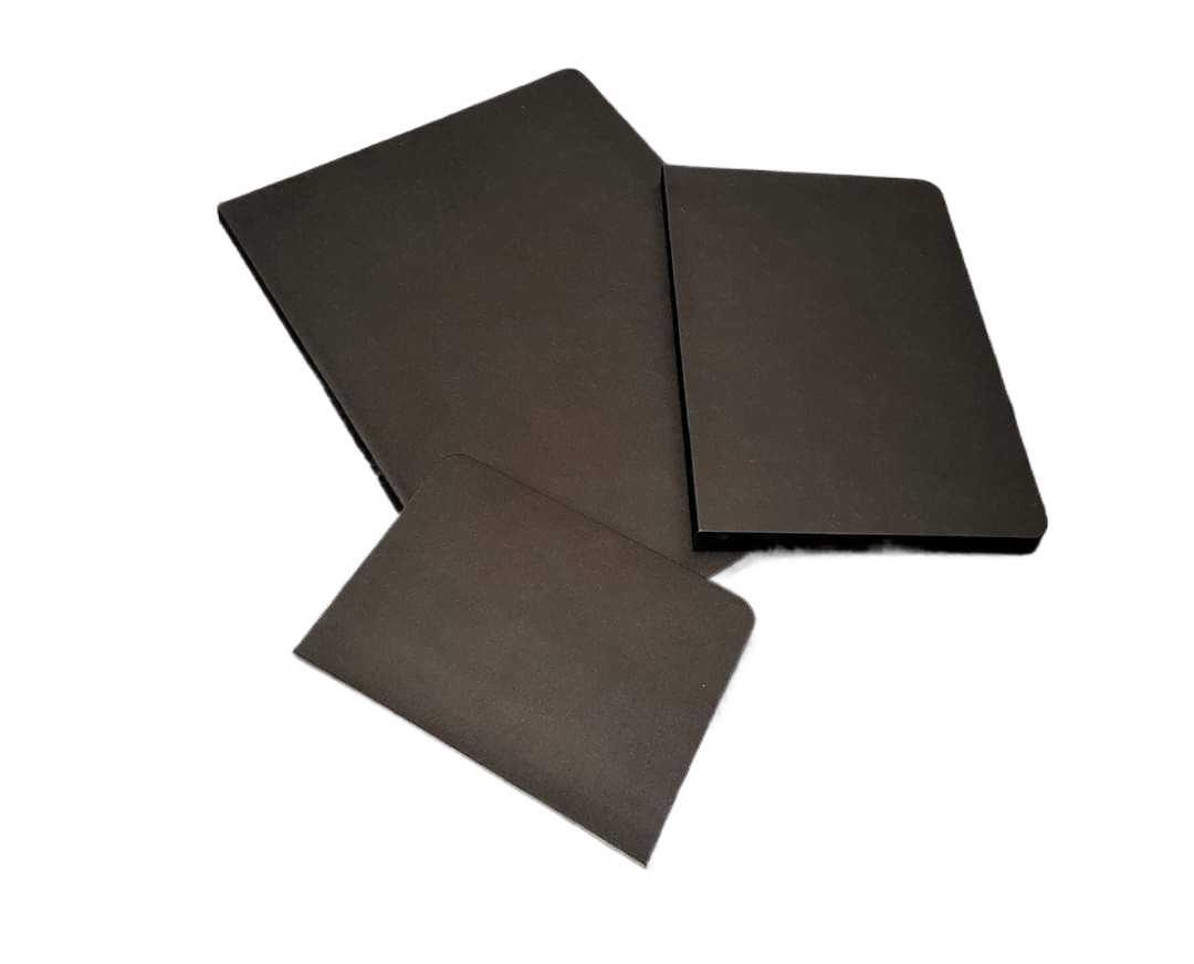 Picture of Papertree Black Pages Note Book  A5 size