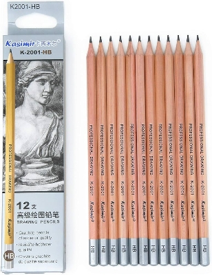 Picture of Kasimir Graphite Sketching Pencils HB