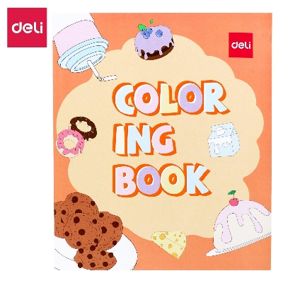 Picture of Deli EN046 Coloring Book Drawing Book For School Supplies 250*176mm,12sheets