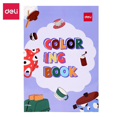 Picture of Deli EN045 Coloring Book Drawing Book For School Supplies 250*176mm,12sheets