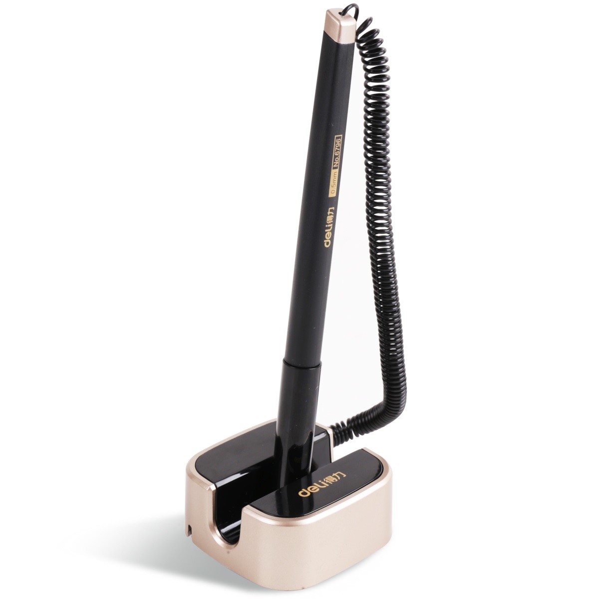 Picture of DELI E6796 BLACK DESK PEN STAND