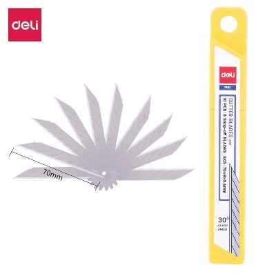 Picture of Deli E2015 Nt Cutter blade Carbon tool steel 10 pcs