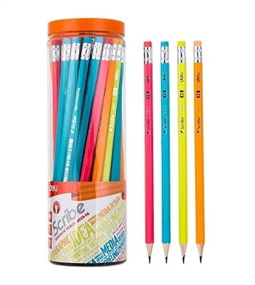 Picture of Deli EU50806 Graphite Pencil Multicolor 50 Pieces