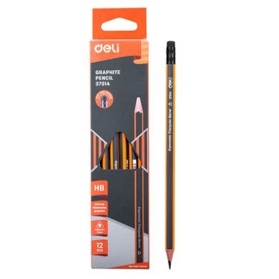 Picture of Deli E37014 Graphite Pencils for School 1 Box(12PCS)