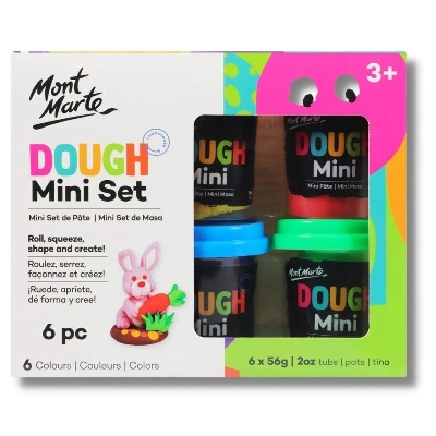 Picture of Mont Marte Kids Play Dough Set 6pc x 56g