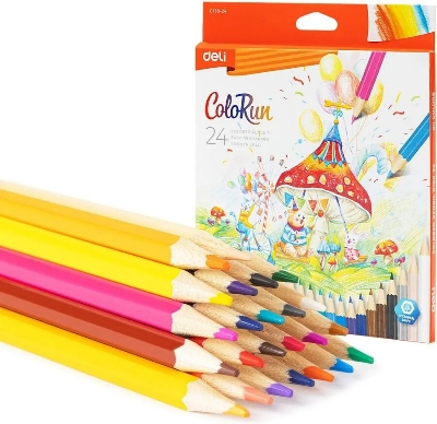 Picture of Deli EC130-24 Color Pencil Set 24 Colors
