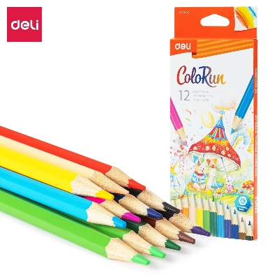 Picture of Deli EC130-12 Color Pencil Set 12 Colors