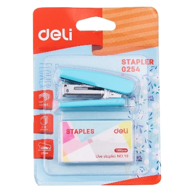 Picture of Deli E0254 Mini Stapler 10, Assorted