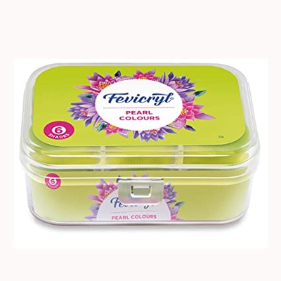 Picture of Fevicryl Pearl Kit Acrylic Color 10 ml 6 Shades