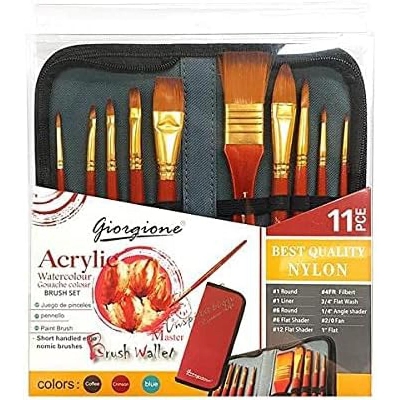 Picture of Giorgione Wallet Brush Set for Acrylic Colors 11pcs