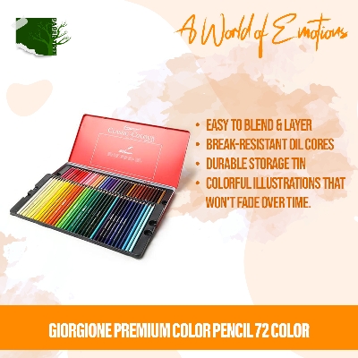 Picture of Giorgione Premium Color Pencil 72 Color