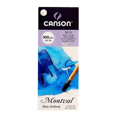 Picture of Canson Watercolor  Mini Art Book with 1 Watercolor Brush