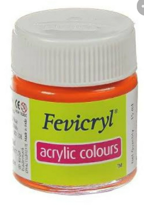 Picture of Fevicryl Acrylic Color 15ml- Orange