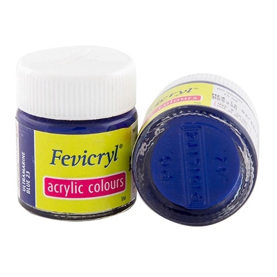 Picture of Fevicryl Acrylic Color 15ml- Ultramarine Blue