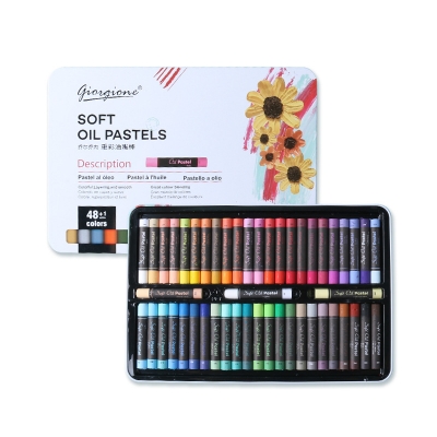 Picture of Giorgione Heavy Color Oil Pastel Super Soft Metal Box Set 48