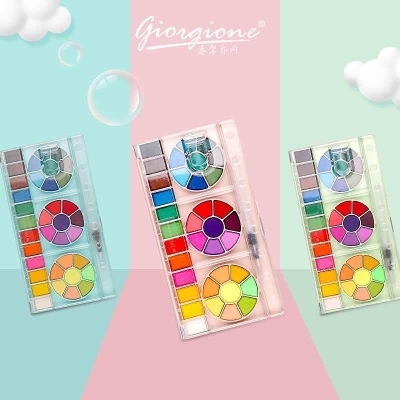 Picture of Giorgione 36 Colors Solid Watercolor Pigment Set Watercolor