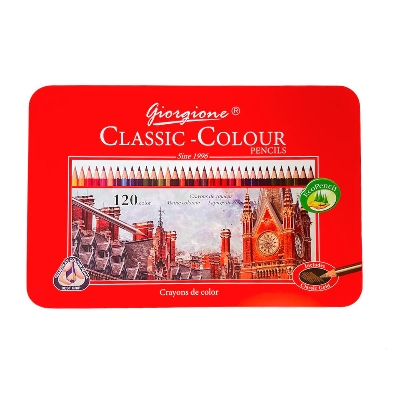 Picture of Giorgian 120 Colors Professional Oil Based Colored Pencils
