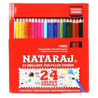 Picture of Nataraj Full Size Color Pencils - 24 Shades