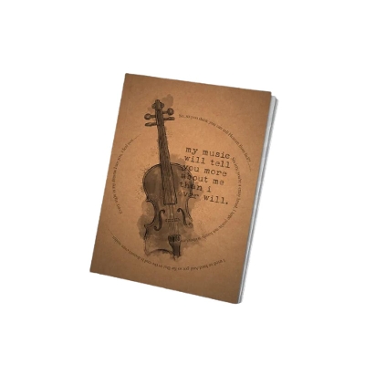 Picture of PAPERTREE Vintage Note Book Sketch Pad (My Music Will Tell..)