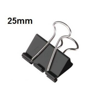 Picture of Binder Clips Metal paper clips - 12 Pcs 25mm