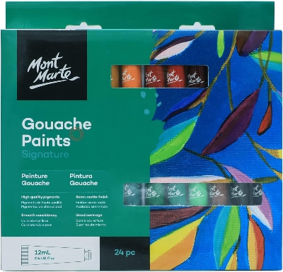 Picture of Mont marte Gouache Paints 12 ml X 24 pc