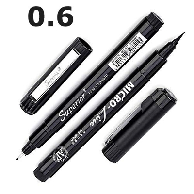 Picture of Superior Black Micro Fineliner pen 06