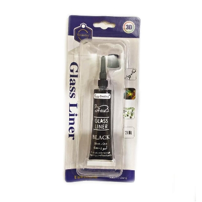 Picture of Keep smiling Glass liner color Black